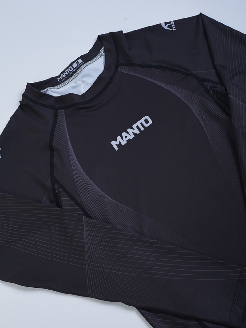 MANTO FLOW RASHGUARD -black